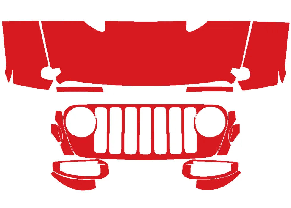 RAVOOY Pre-Cut PPF Kits for Jeep Gladiator 2020-2023 – Rubicon, Rubicon X