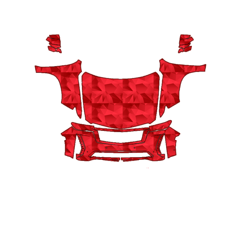 Cadillac Escalade ESV 2023–2024 Full Front PPF pattern