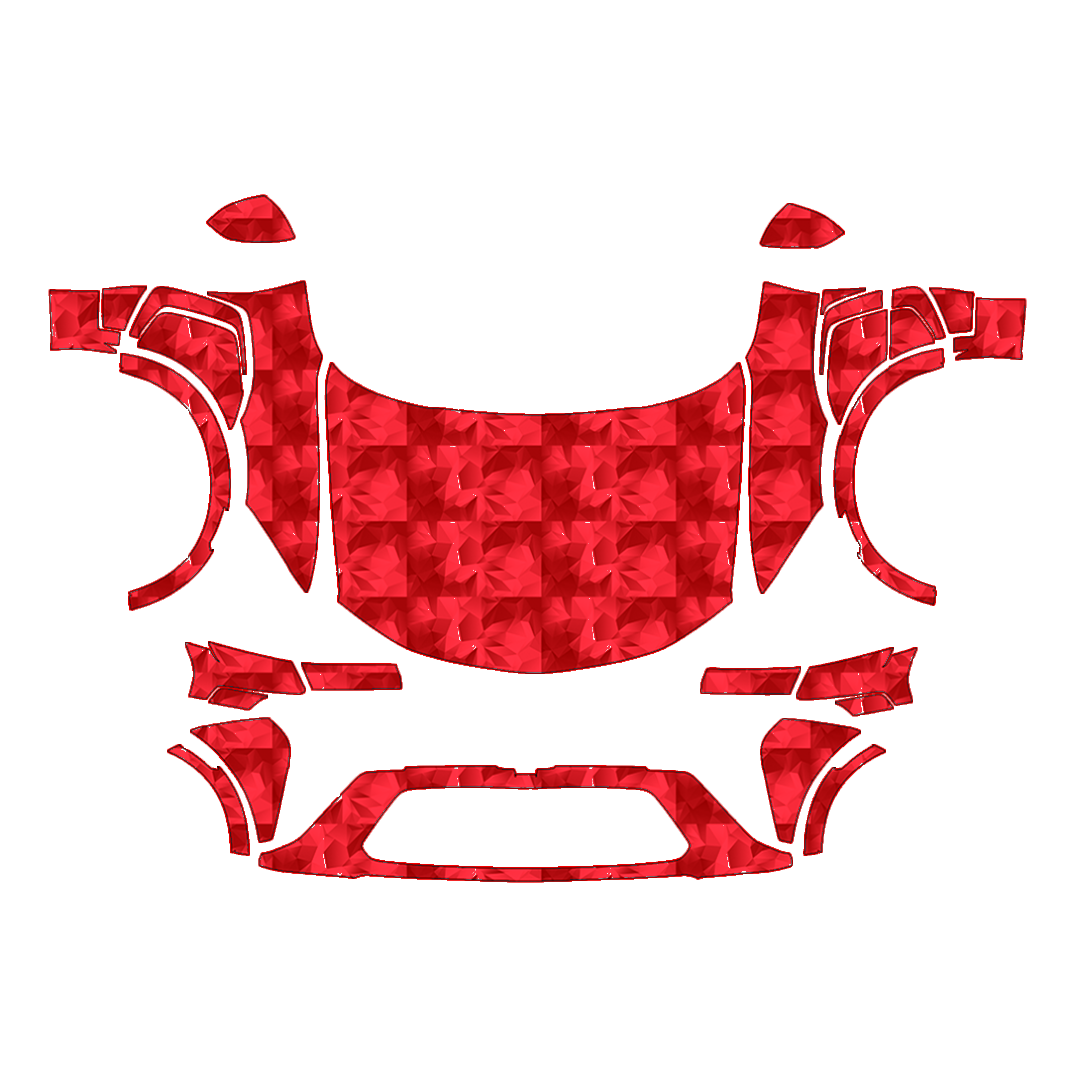 Chevrolet Blazer EV 2024–2026 Full Front PPF pattern