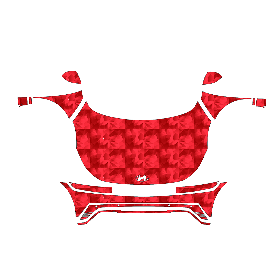Hyundai Ioniq 5 2025–2027 Full Front PPF pattern