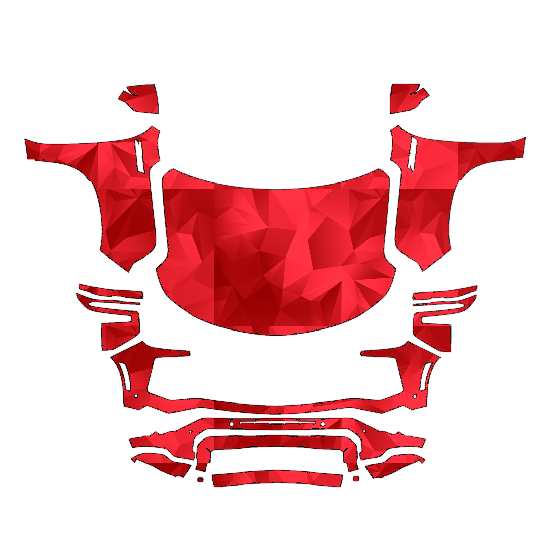 Chevrolet Tahoe-Z71 2025–2026 Full Front PPF pattern