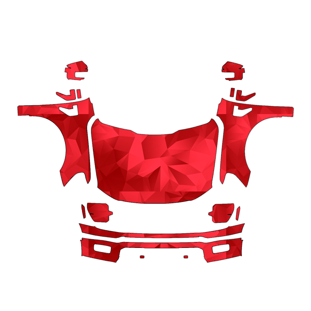 Ford F150 2024–2026 Full Front PPF pattern