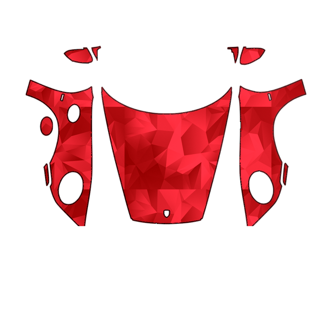 Porsche 911 2026–2027 Full Front PPF pattern