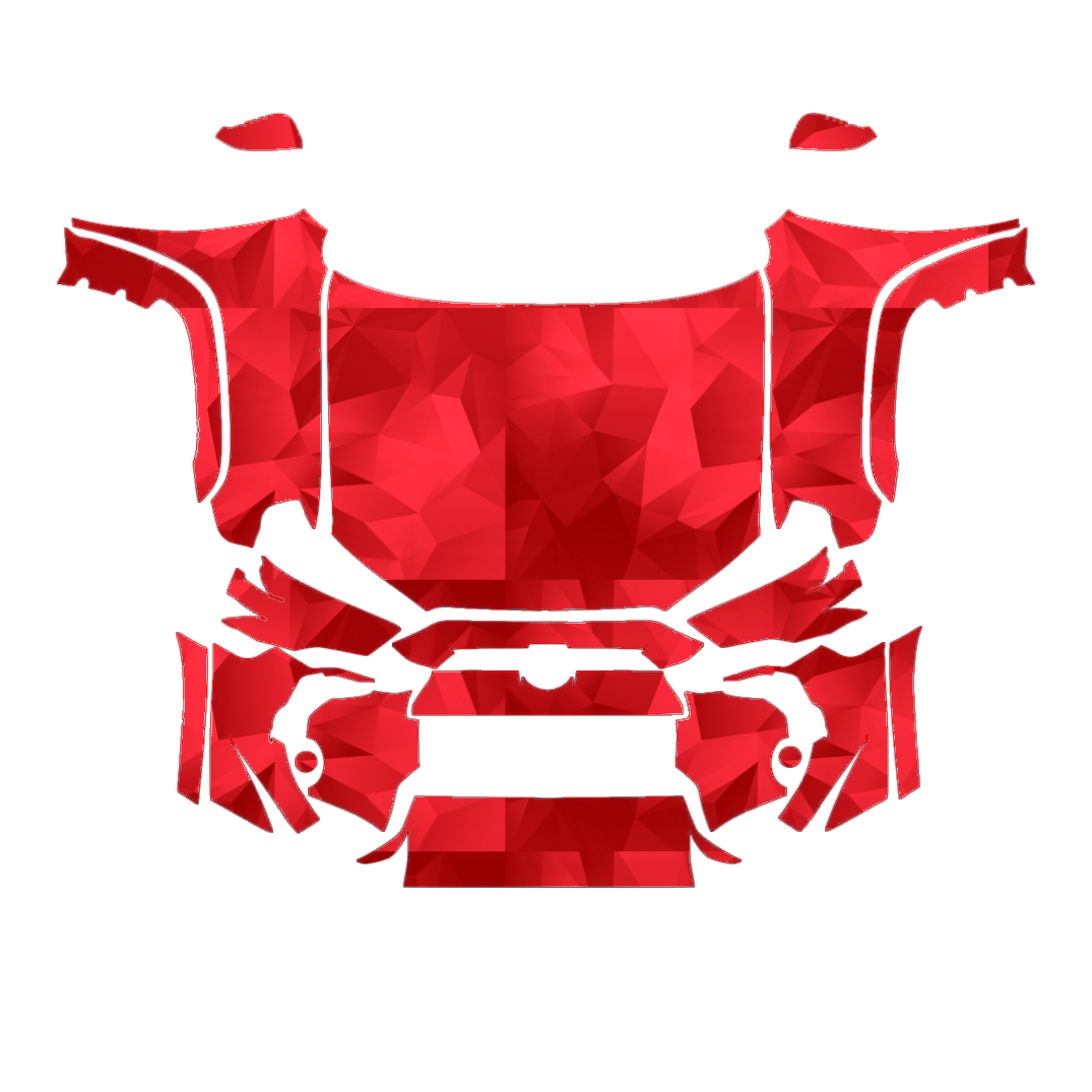 Toyota 4Runner 2014–2024 Full Front PPF pattern