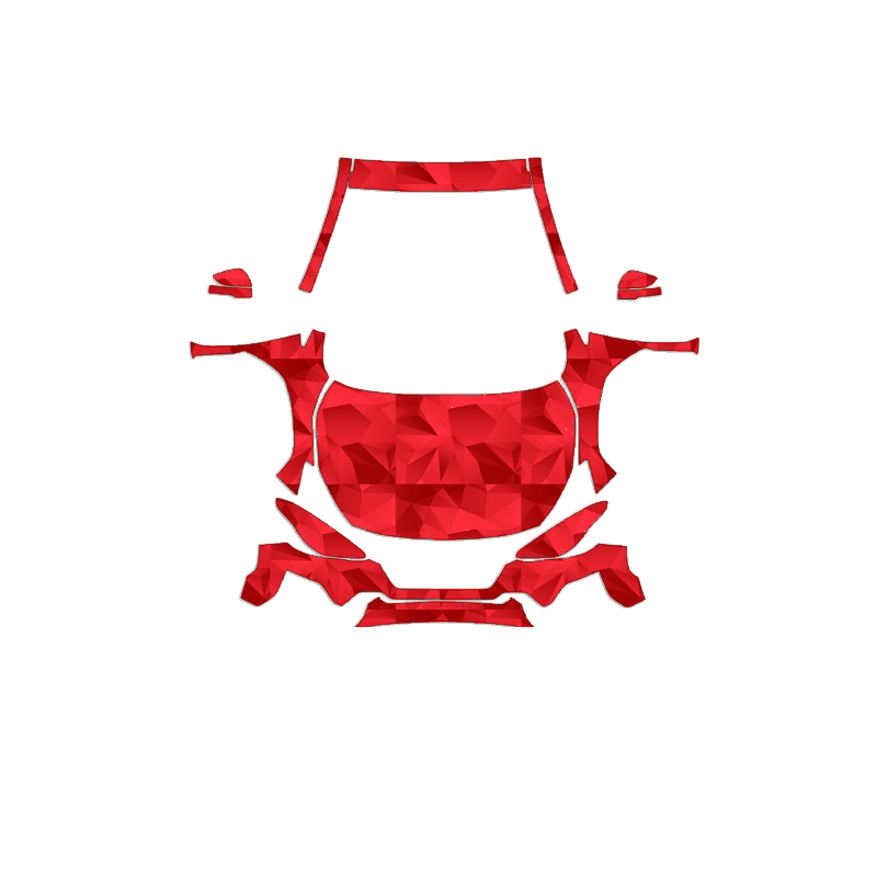 Subaru Crosstrek Sport 2021–2023 Full Front+ PPF cut pattern