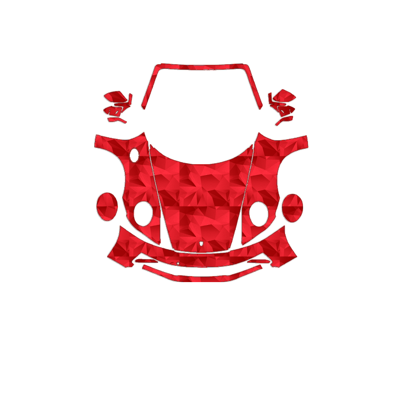 Porsche 911 Carrera Cabriolet 2020–2024 Full Front+ PPF cut pattern