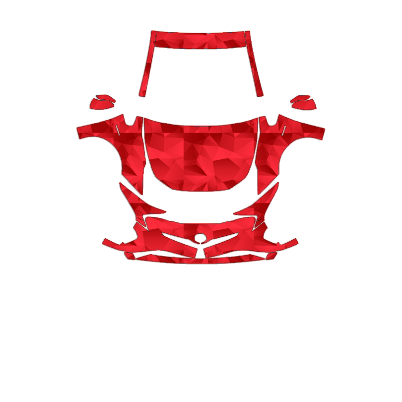 Toyota Prius 2016–2018 Full Front+ PPF cut pattern