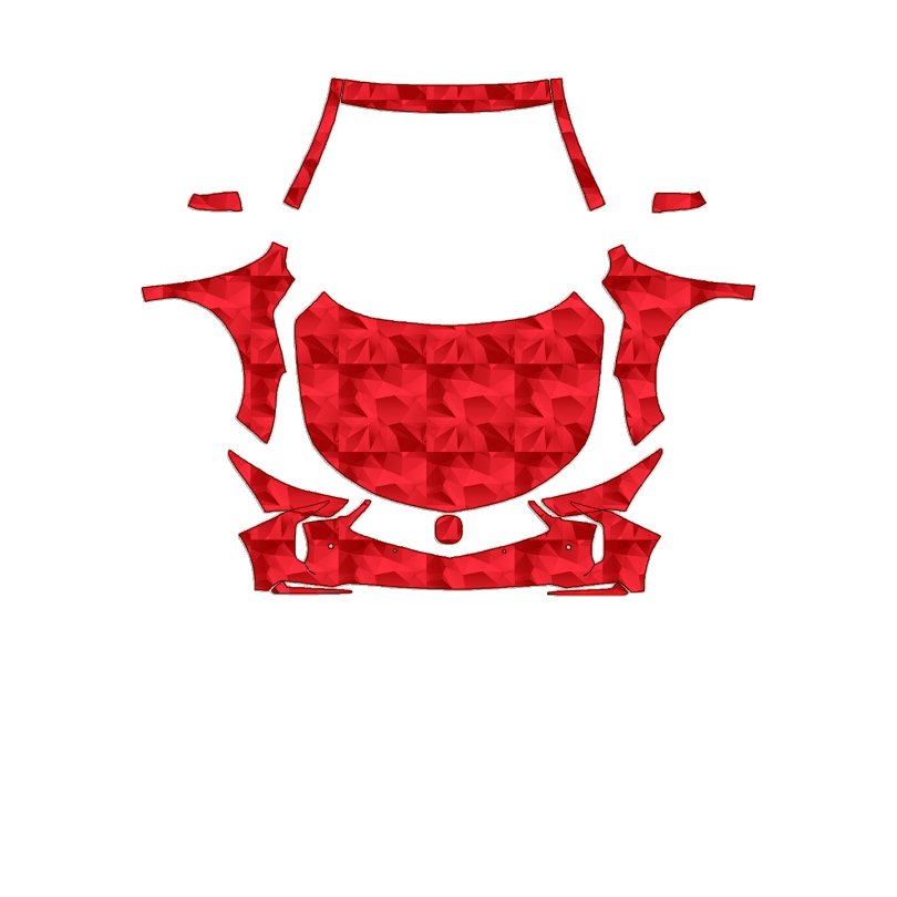 Acura RDX 2022–2026 Full Front+ PPF cut pattern