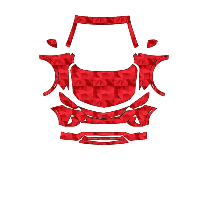 Buick Encore GX 2020–2023 Full Front+ PPF cut pattern