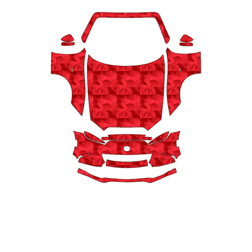 Mazda MX5 Miata RF 2017–2023 Full Front+ PPF cut pattern