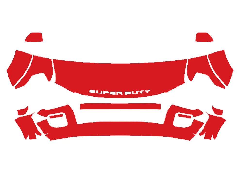 RAVOOY Pre-Cut PPF Kits for Ford Super Duty F450 2020-2022 – Lariat, King Ranch, Platinum, Limited