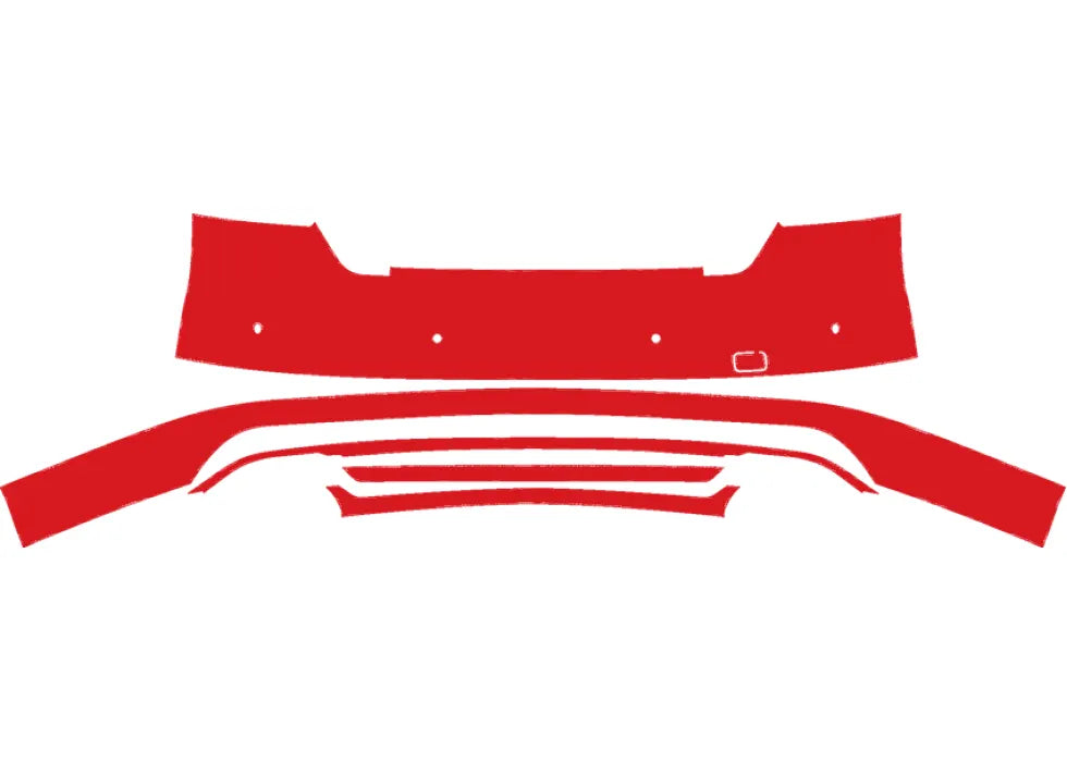 RAVOOY Pre-Cut PPF Kits for Audi S8 2015-2018 – Rear Bumper