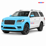 Lincoln Navigator 2018–2021 Full Front coverage in blue with RAVOOY logo