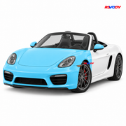 Porsche Boxster Spyder 2011–2012 Full Front coverage in blue with RAVOOY logo