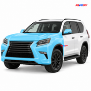 Lexus GX 2022–2023 Full Front coverage in blue with RAVOOY logo