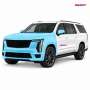 Cadillac Escalade ESV 2023–2024 Full Front coverage in blue with RAVOOY logo