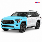Toyota Sequoia 2023–2026 Full Front coverage in blue with RAVOOY logo