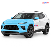 Chevrolet Blazer 2019–2022 Full Front coverage in blue with RAVOOY logo