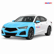 Acura TLX 2021–2023 Full Front coverage in blue with RAVOOY logo