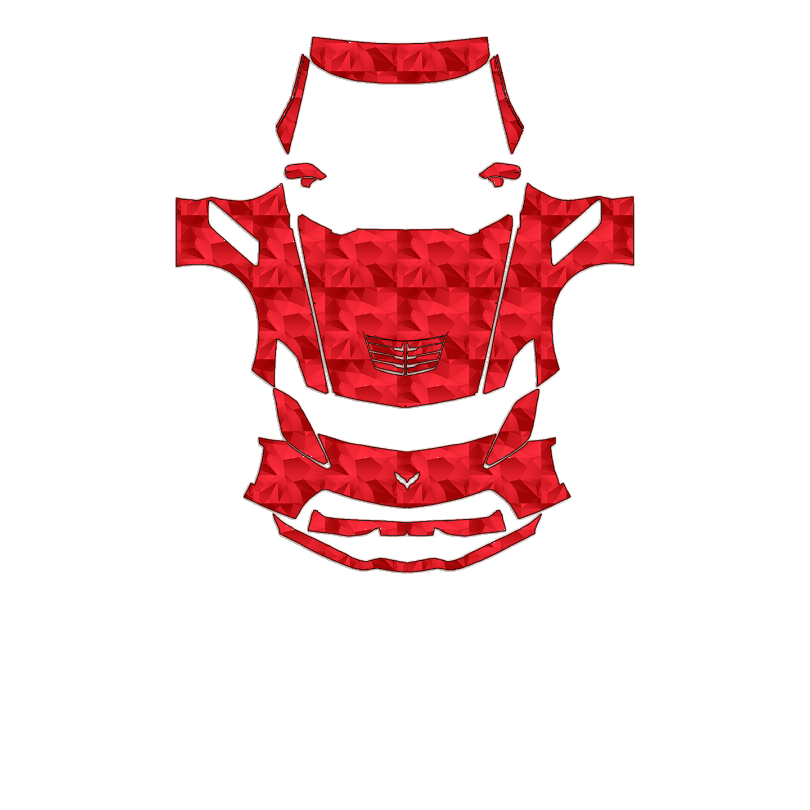 Chevrolet Corvette Z06 2015–2019 Full Front PPF pattern