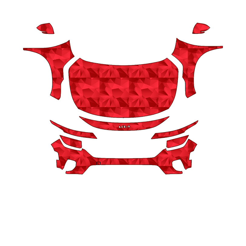 Kia Seltos 2024–2026 Full Front PPF pattern