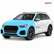 Audi SQ7 2020–2024 Full Front coverage in blue with RAVOOY logo