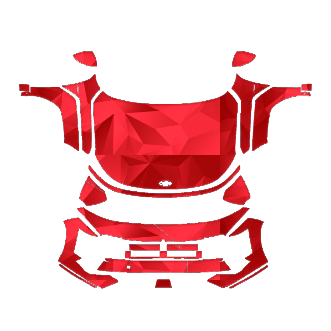 Hyundai Kona 2024–2025 Full Front PPF pattern