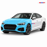 Audi S5 2025 Full Front coverage in blue with RAVOOY logo
