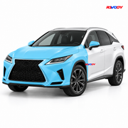 Lexus RX 2016–2019 Full Front coverage in blue with RAVOOY logo