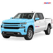 Chevrolet Silverado 1500 2019–2021 Full Front coverage in blue with RAVOOY logo