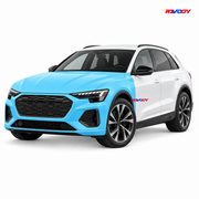 Audi SQ8 e-Tron 2024 Full Front coverage in blue with RAVOOY logo