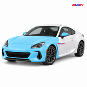 Subaru BRZ 2024–2026 Full Front coverage in blue with RAVOOY logo