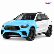Mercedes-Benz GLC-Class 2024–2026 Full Front coverage in blue with RAVOOY logo