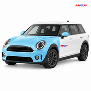 MINI Clubman 2024 Full Front coverage in blue with RAVOOY logo