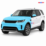 Land Rover Discovery 2024–2026 Full Front coverage in blue with RAVOOY logo