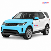 Land Rover Discovery 2024–2026 Full Front coverage in blue with RAVOOY logo