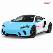 McLaren GTS 2024–2027 Full Front coverage in blue with RAVOOY logo