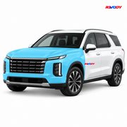 Hyundai Palisade 2023–2025 Full Front coverage in blue with RAVOOY logo