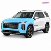 Hyundai Palisade 2023–2025 Full Front coverage in blue with RAVOOY logo