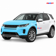 Land Rover Discovery Sport 2024–2025 Full Front coverage in blue with RAVOOY logo