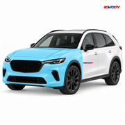 Mazda CX-70 2025–2026 Full Front coverage in blue with RAVOOY logo
