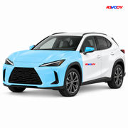 Lexus UX 2025 Full Front coverage in blue with RAVOOY logo