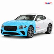 Bentley Continental GT 2025–2026 Full Front coverage in blue with RAVOOY logo