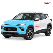 Chevrolet TrailBlazer 2024–2026 Full Front coverage in blue with RAVOOY logo