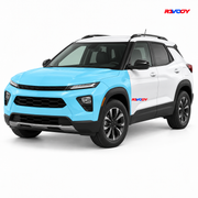 Chevrolet TrailBlazer 2024–2026 Full Front coverage in blue with RAVOOY logo