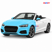 Audi A5 2023–2024 Full Front coverage in blue with RAVOOY logo