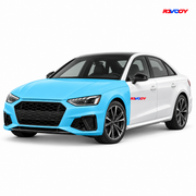 Audi S4 2024–2025 Full Front coverage in blue with RAVOOY logo