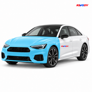 Audi S6 2024–2025 Full Front coverage in blue with RAVOOY logo