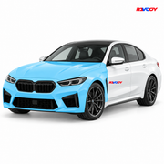 BMW 5 Series 2025 Full Front coverage in blue with RAVOOY logo