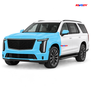Cadillac Escalade -V Series 2023–2026 Full Front coverage in blue with RAVOOY logo